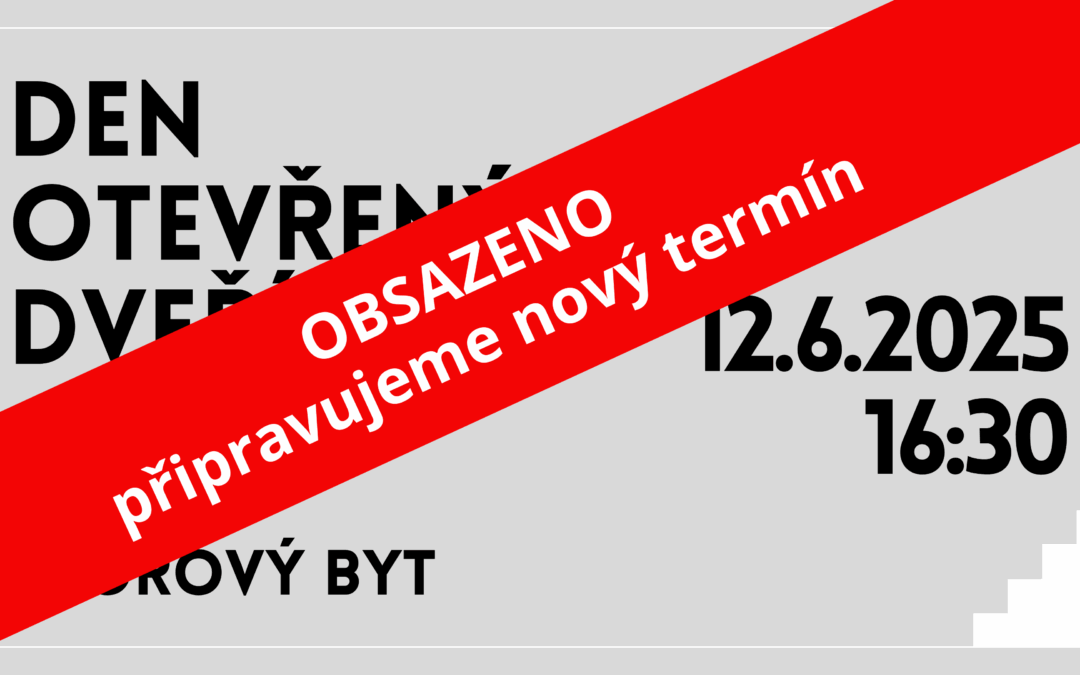 Den otevřených dveří – obsazeno