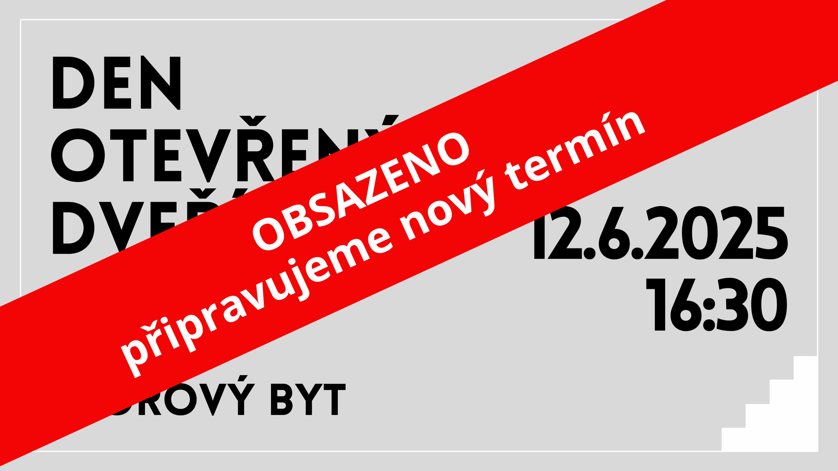 Den otevřených dveří – obsazeno