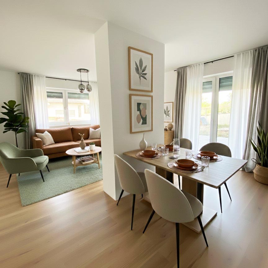 obyvak_04_FB Terasové domy Pelhřimov