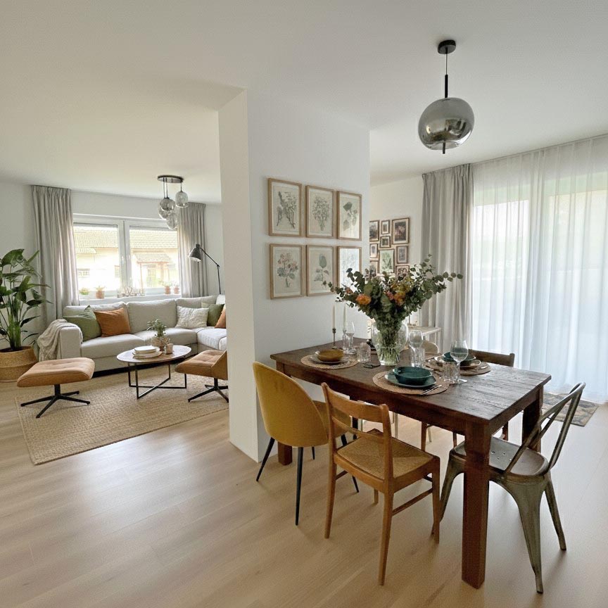 obyvak_08 Terasové domy Pelhřimov